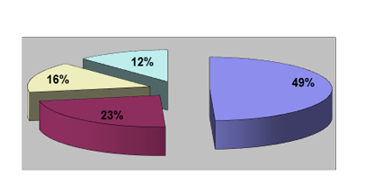 Distribution of Autobuses according to vehicle composition