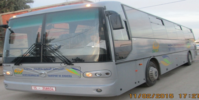 Les bus confort à transport interurbain